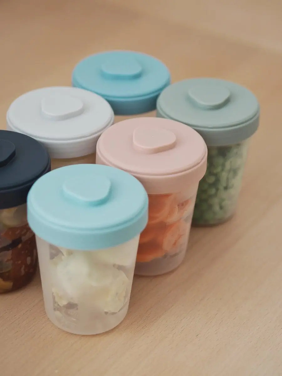 Béaba Clipportie Bewaarpotjes 250ml - Set van 6 - afbeelding 4 van 6