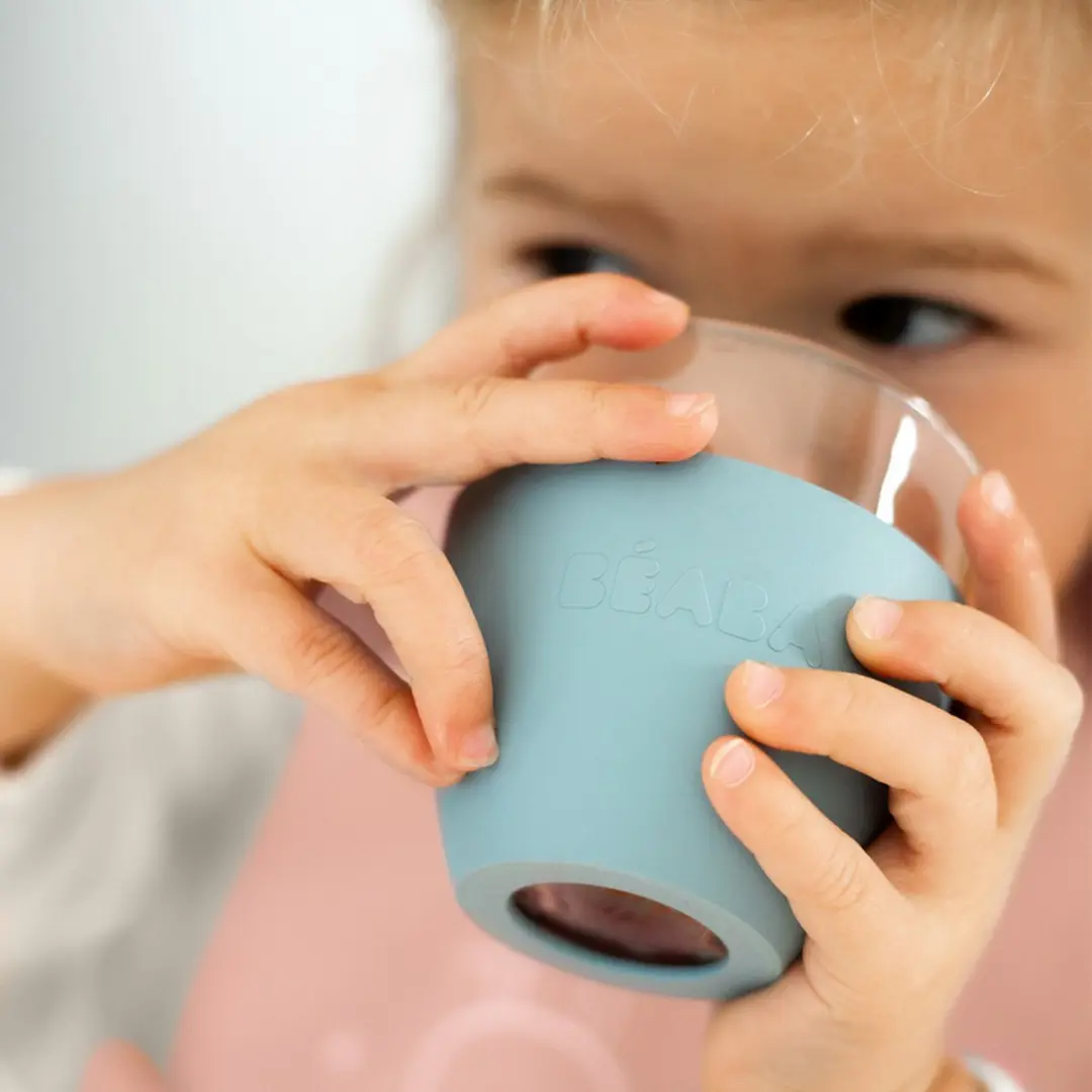 Béaba Glazen Kinderservies Jungle - Eucalyptusgroen - afbeelding 5 van 6