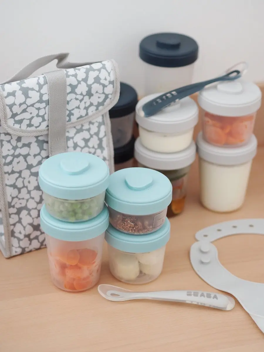 Béaba Bewaarpotjes Babyvoeding Set - 12 Stuks - afbeelding 5 van 6