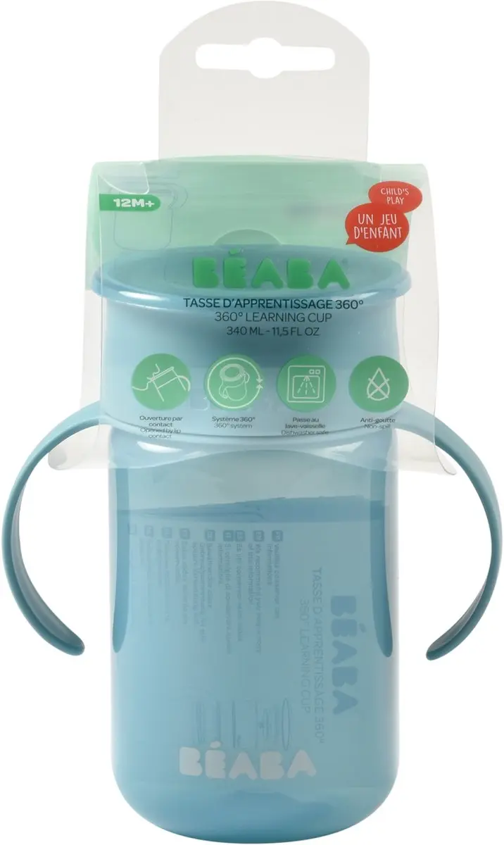Béaba Leerbeker - 340ml - Blauw - afbeelding 6 van 6