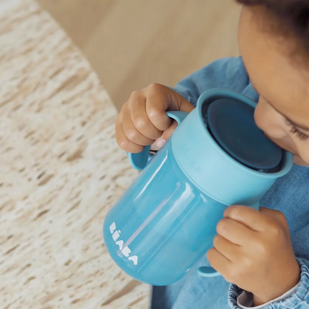 Béaba Leerbeker - 340ml - Blauw - afbeelding 4 van 6