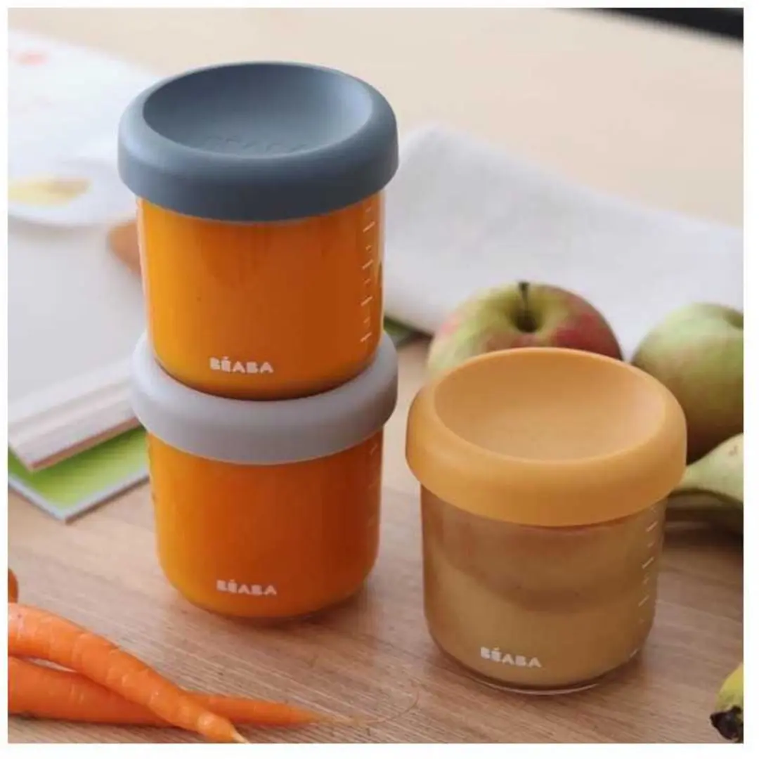 Béaba Glazen Bewaarpotjes 250ml - 4 Stuks - afbeelding 6 van 6