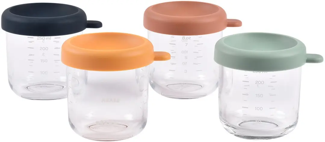 Béaba Glazen Bewaarpotjes 250ml - 4 Stuks - afbeelding 4 van 6