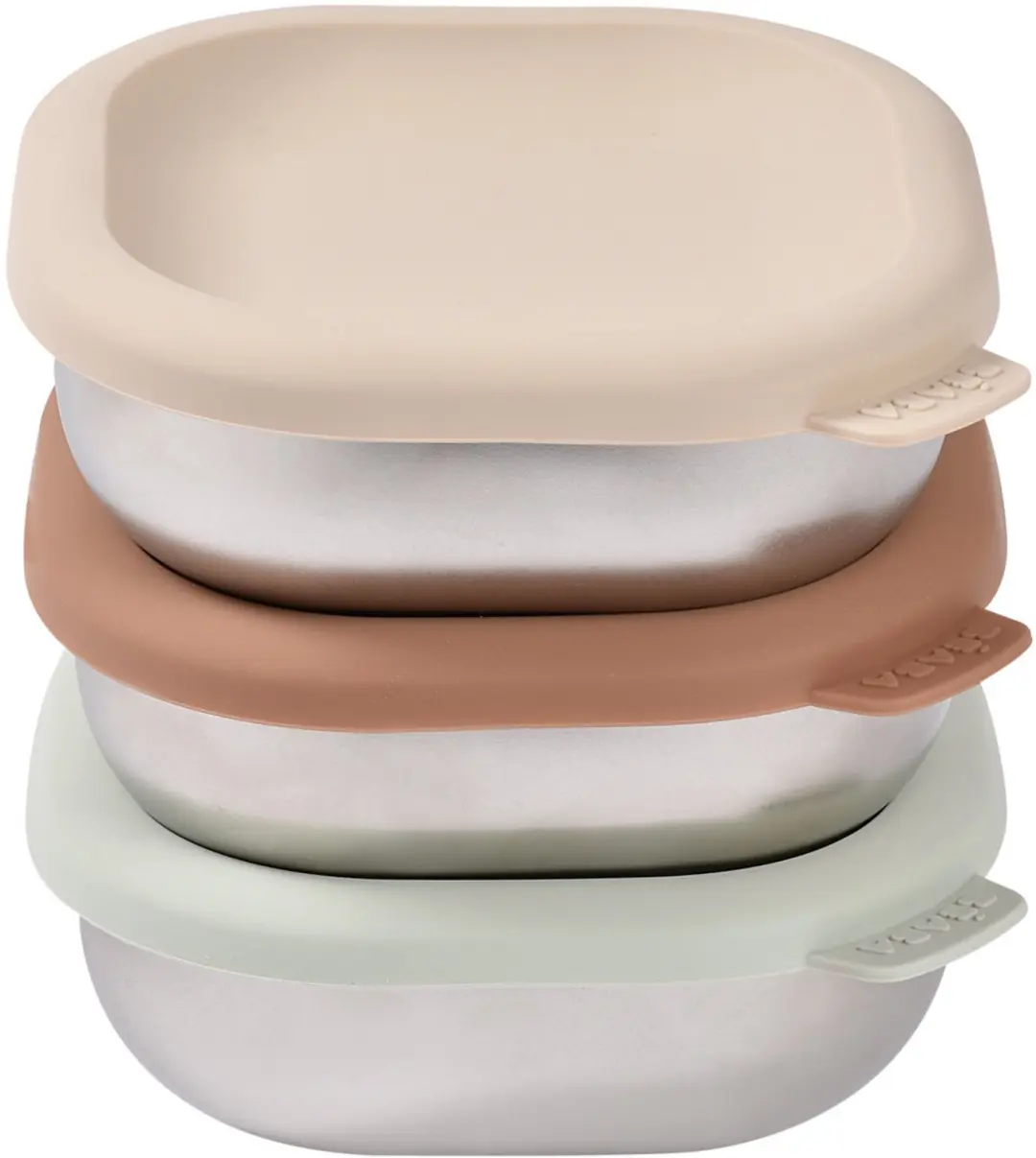Béaba Inox Bewaarbakjes 3x 250ml