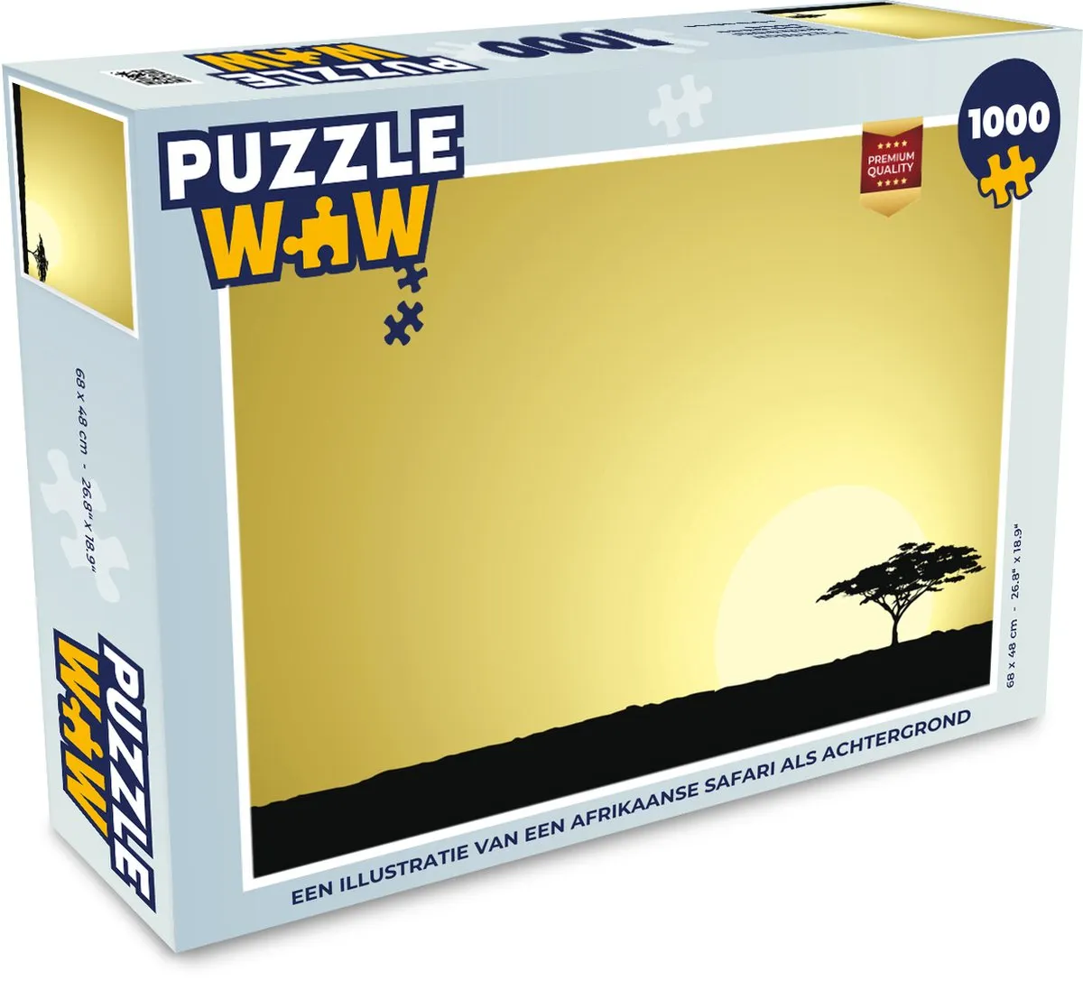 PuzzleWow Safari Legpuzzel 1000 Stuks