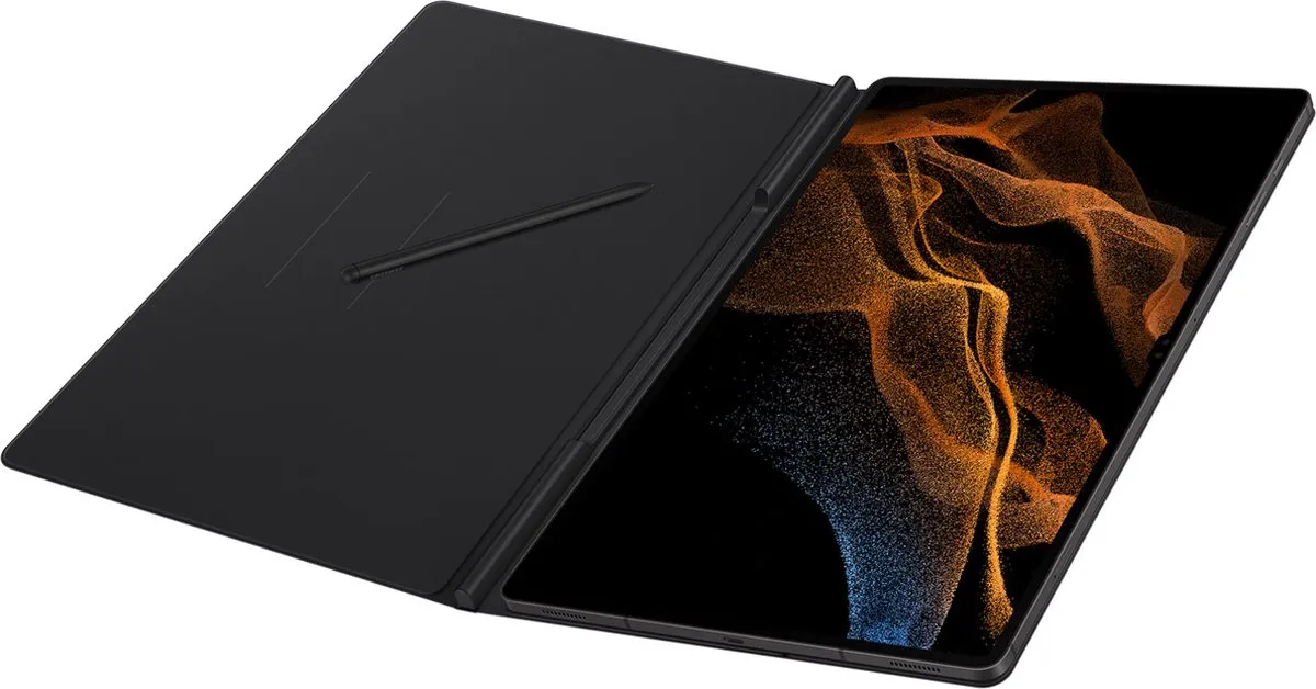 Samsung Galaxy Tab S8 Ultra Book Cover EF-BX900PBEGEU - Zwart - afbeelding 6 van 6