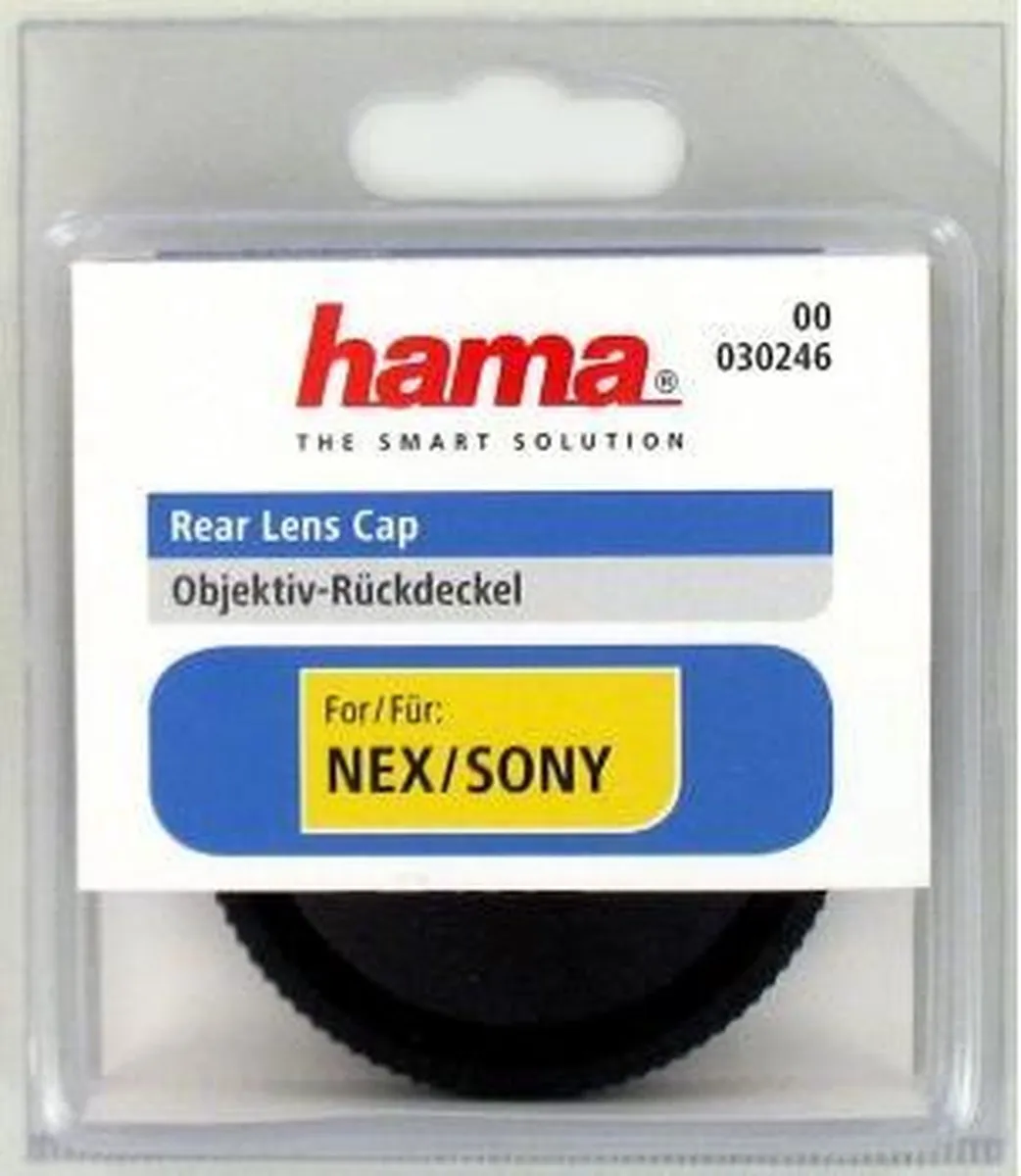 Hama Rear Lens Cap NEX/Sony 00030246 - 1 Stuks - afbeelding 3 van 3
