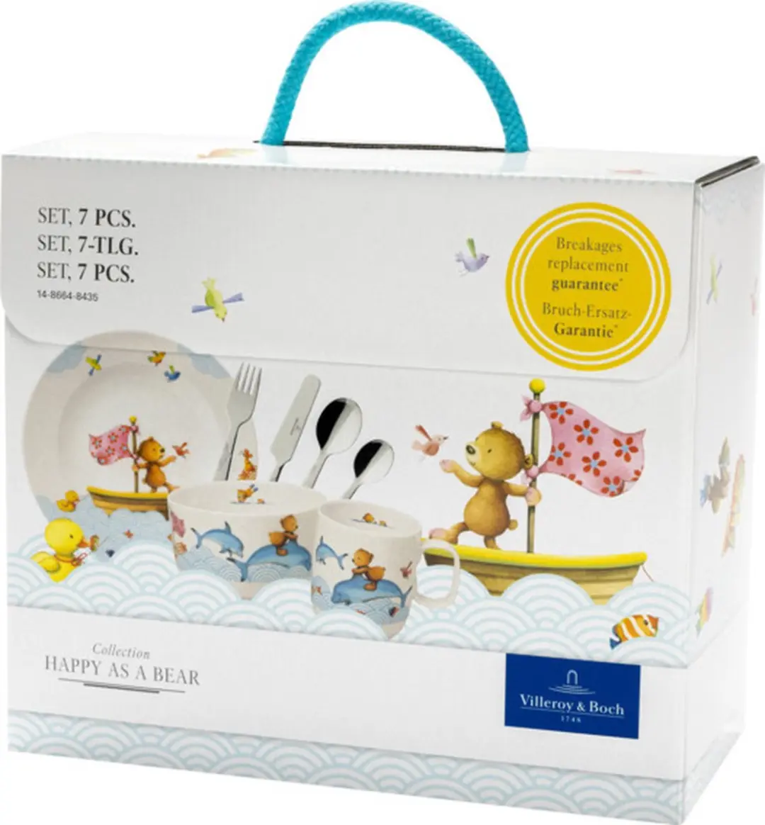 Villeroy & Boch Happy as a Bear Kinderserviesset 7-delig - afbeelding 5 van 6