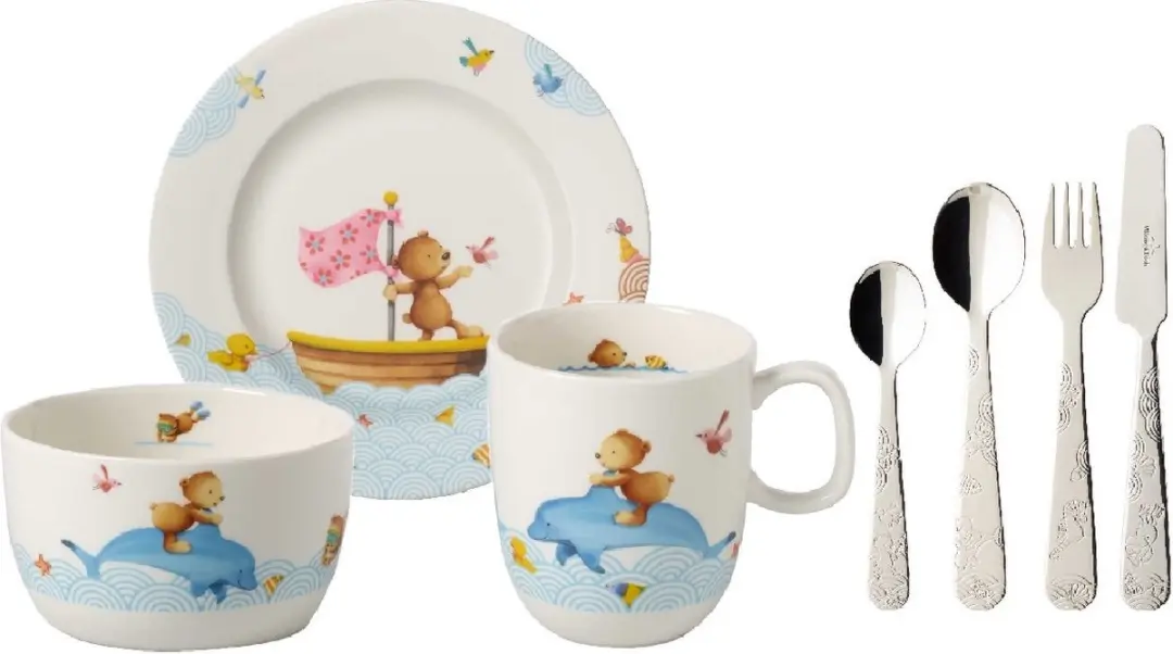 Villeroy & Boch Happy as a Bear Kinderserviesset 7-delig