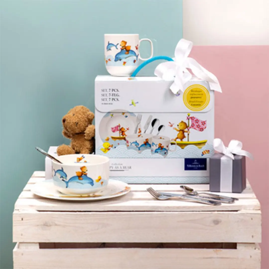 Villeroy & Boch Happy as a Bear Kinderserviesset 7-delig - afbeelding 4 van 6