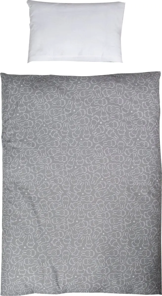 Roba Nijntje Beddengoedset 100x135cm - Grijs - afbeelding 3 van 3