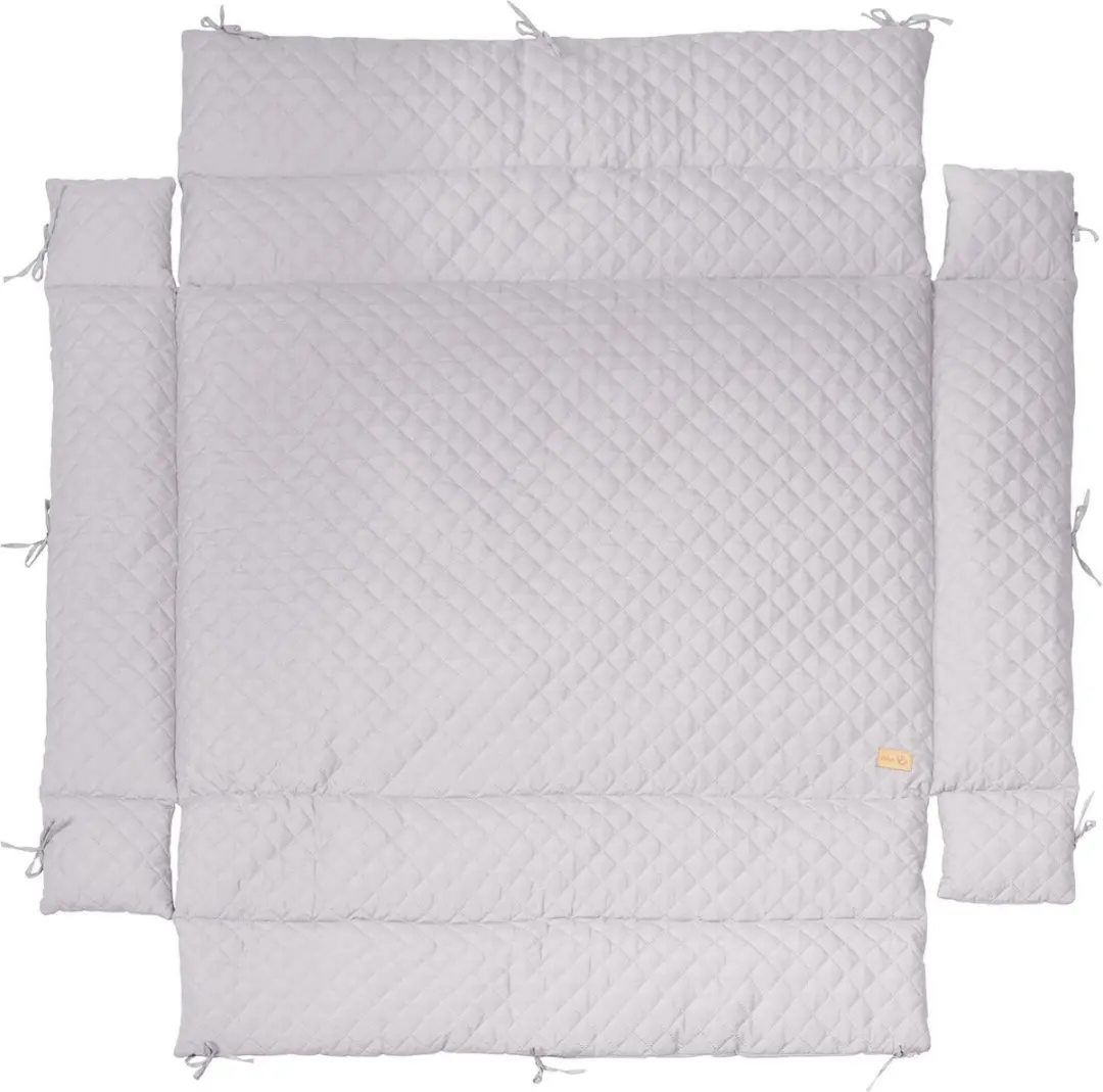 Roba Boxkleed Style Junior 96 X 18 Cm Polykatoen Zilvergrijs