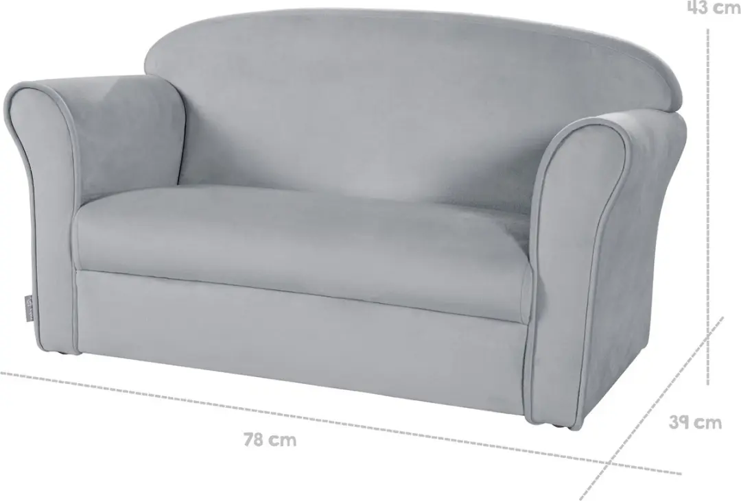Roba Lil Sofa Junior kinderbank - Grijs - afbeelding 5 van 6