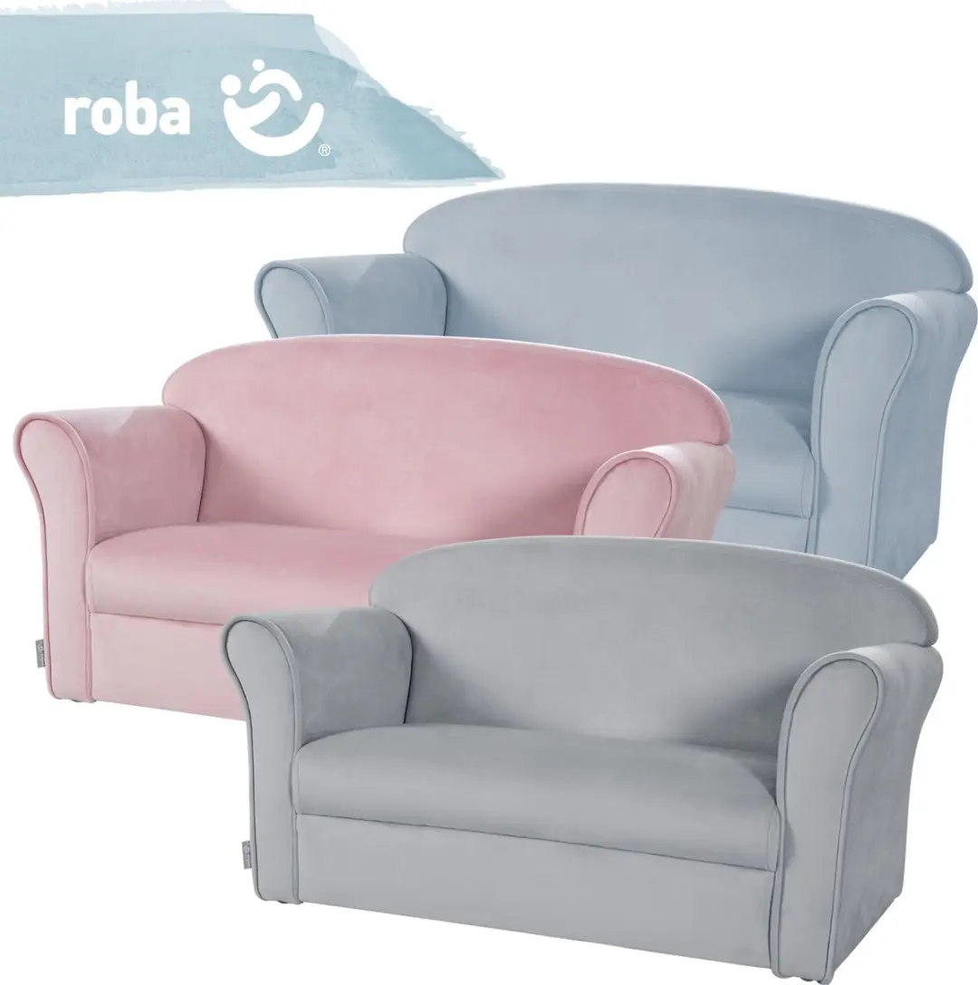 Roba Lil Sofa Junior Kinderbank - Roze - afbeelding 4 van 6