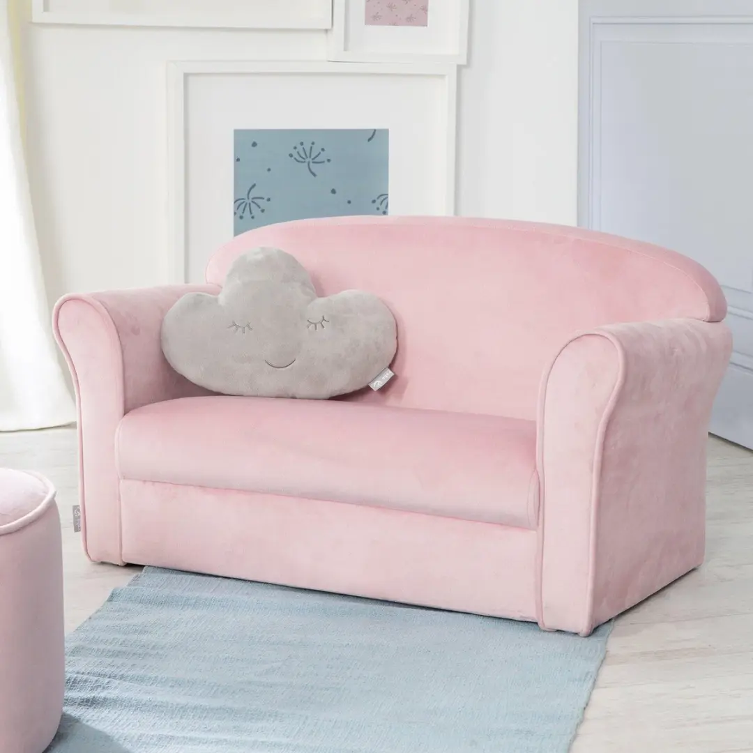 Roba Lil Sofa Junior Kinderbank - Roze - afbeelding 6 van 6
