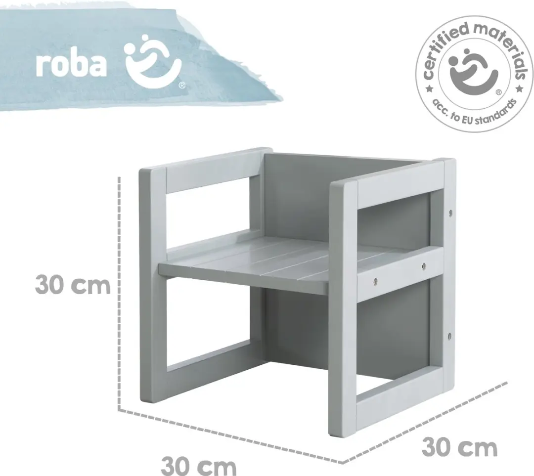 Roba 3031GA Kinderkrukje - Grijs - afbeelding 3 van 6