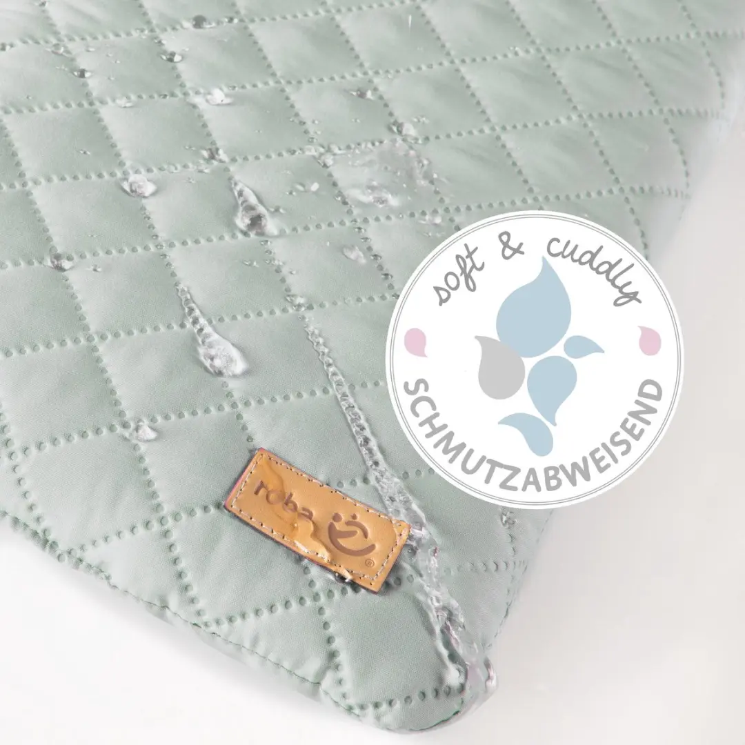 Roba Soft Style Kleedkussen 75x85cm - Frosty Green - afbeelding 6 van 6