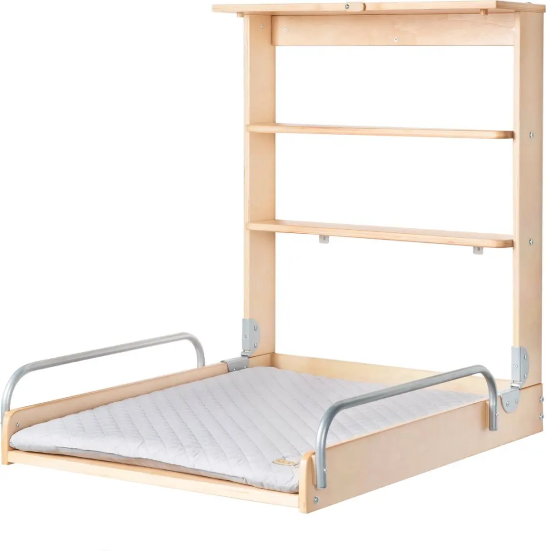 roba Baby 'roba Style' Opvouwbare Wandplank met Aankleedkussen