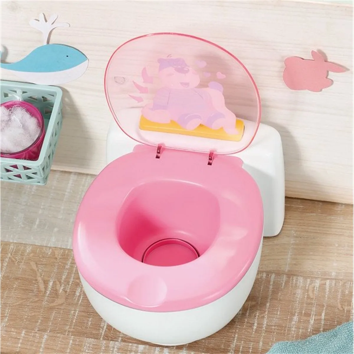 Baby Born Potje - Wit/Roze