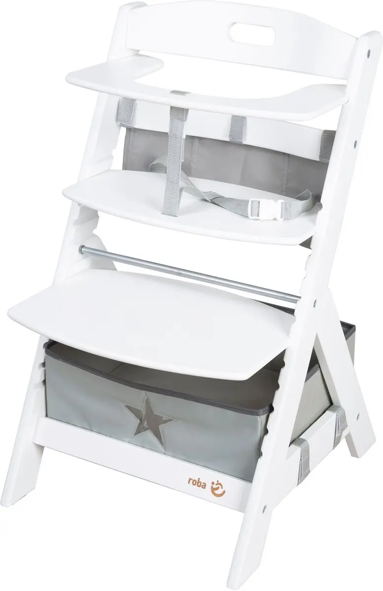 Roba LIV UP Kinderstoel - Converteerbaar - Tot 70 kg - Wit - afbeelding 5 van 6