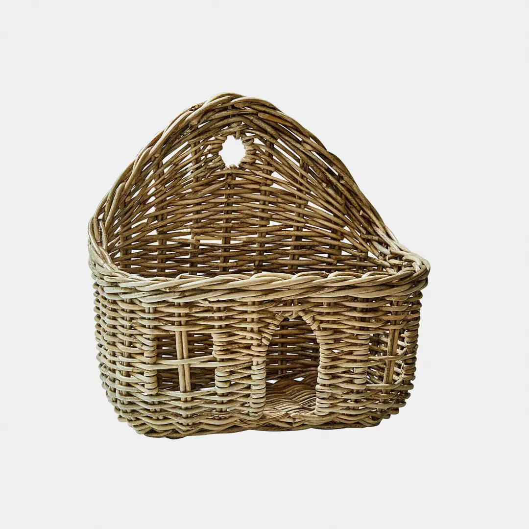 Loberon Huisvormig Mandje Tinytreasure - Bruin - afbeelding 5 van 5