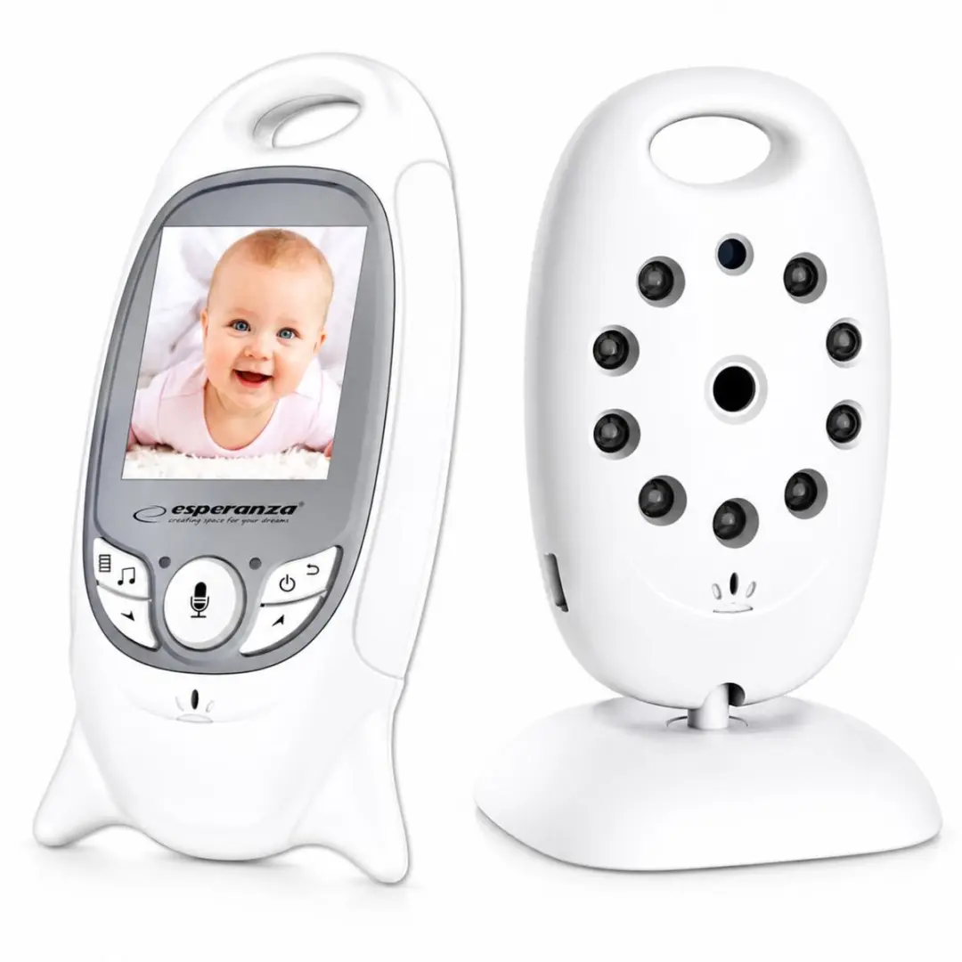Esperanza EHM001 LCD-babyfoon 2.0 - Wit - afbeelding 2 van 4