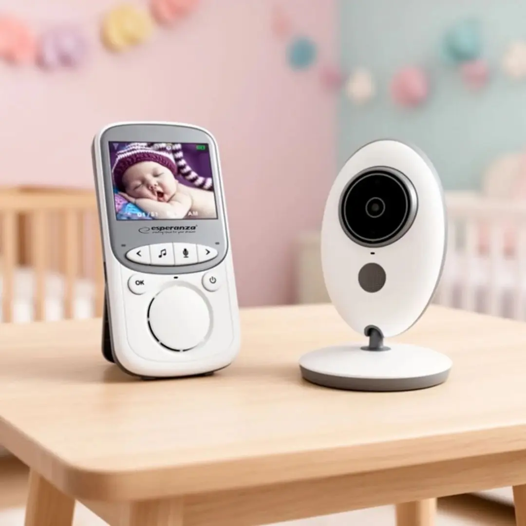Esperanza Juan Babyfoon met camera - 2.4" LCD - Wit - afbeelding 3 van 5