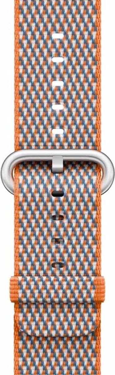 Apple Geweven Nylon Band - Oranje - S/M