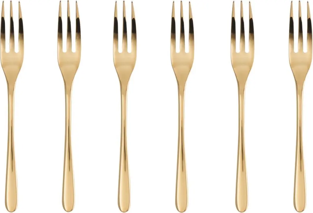 Sambonet Gebaksvorkjes Taste Goud 6 Stuks