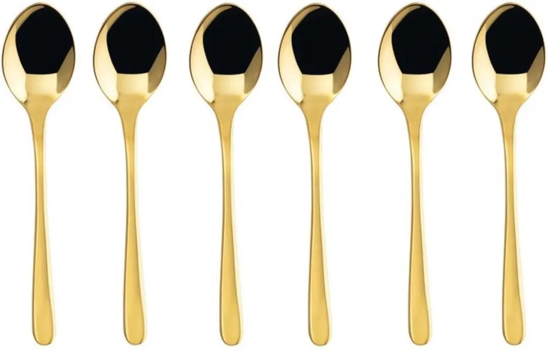Sambonet Koffielepels Taste Goud 6-Delig