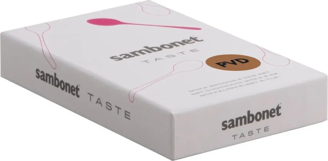 Sambonet Taste Koffielepels Koper - 6 stuks - afbeelding 2 van 6