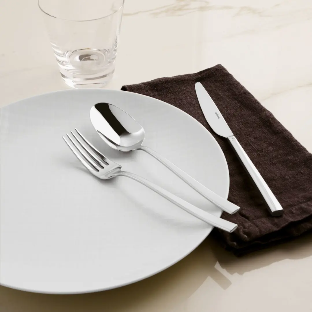 Sambonet Rock Koffielepels - Zilver - 6 Stuks - afbeelding 2 van 6