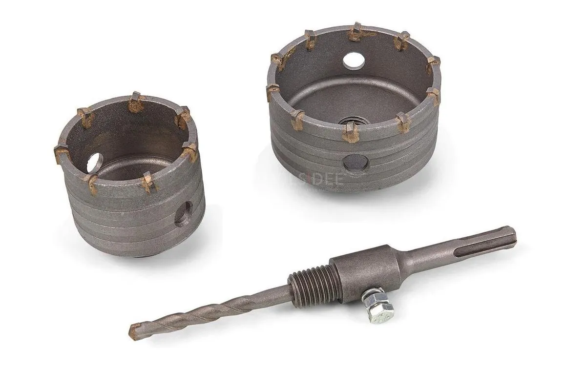 HBM 2-delige Gatzagenset SDS-plus 60-80mm - Beton/steen