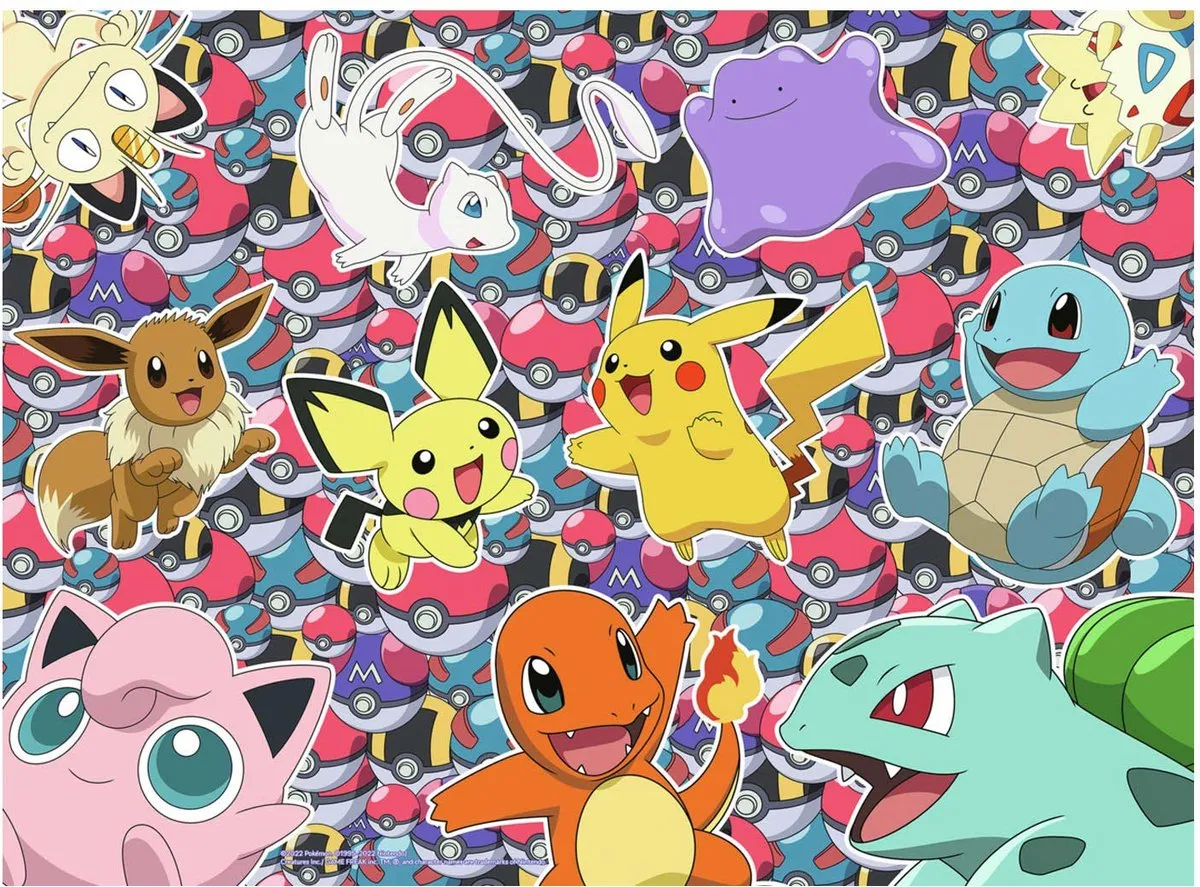 Pokémon Ravensburger Legpuzzel 100 XXL Stukjes - Multicolor