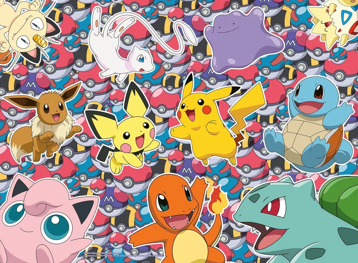 Pokémon Ravensburger Legpuzzel 100 XXL Stukjes - Multicolor