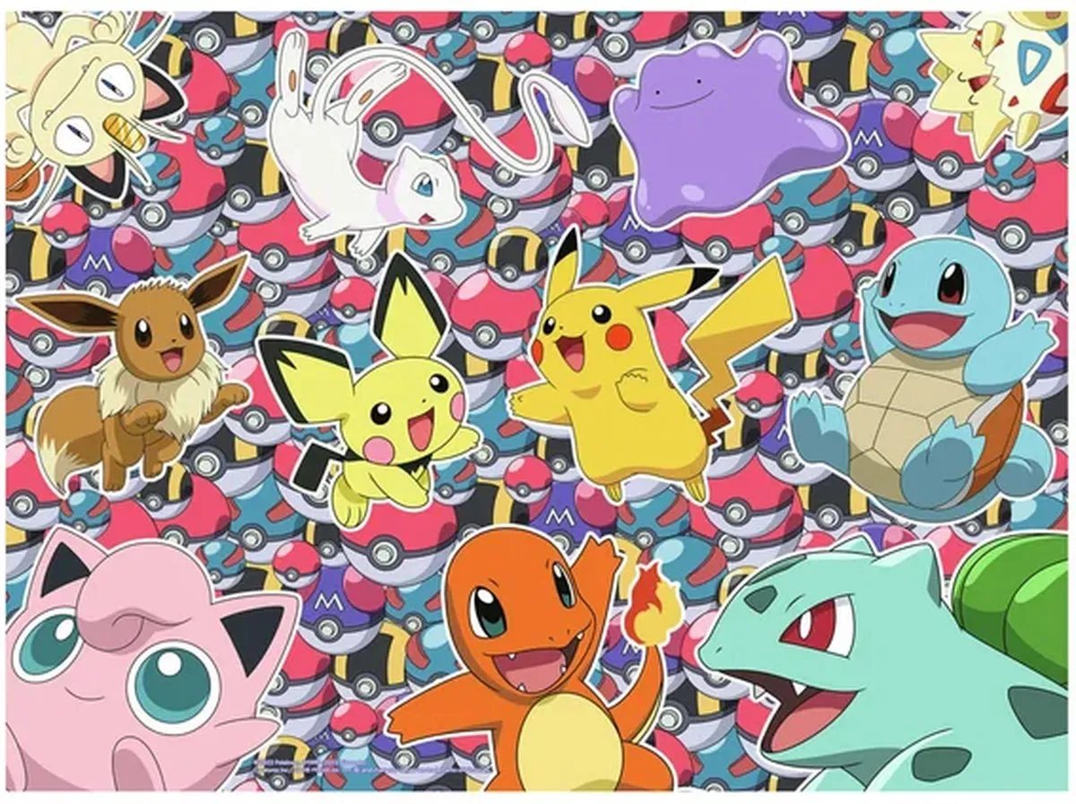 Pokémon Ravensburger Legpuzzel 100 XXL Stukjes - Multicolor
