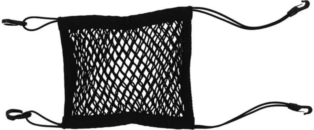 ProPlus Elastisch dubbel opbergnet met kunststof haken