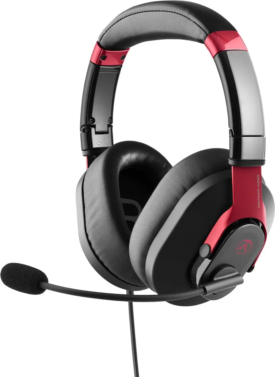 Austrian Audio PG16 Gaming Headset Bedraad - Zwart/Rood - afbeelding 2 van 6