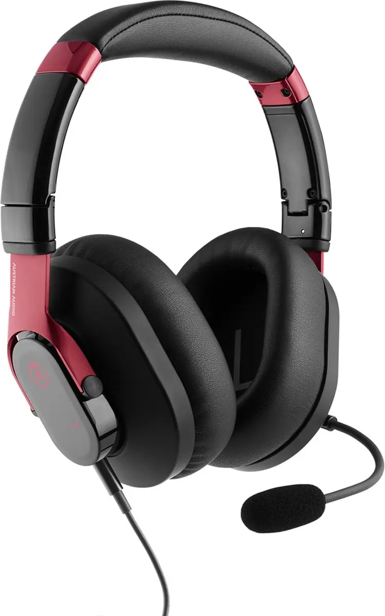 Austrian Audio PG16 Gaming Headset Bedraad - Zwart/Rood - afbeelding 5 van 6