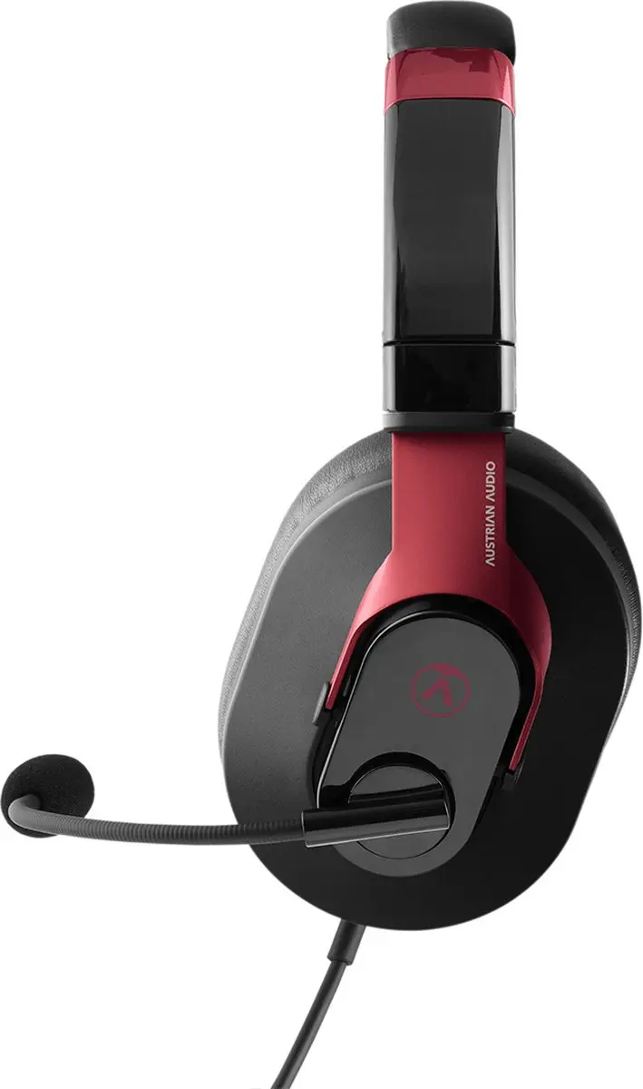 Austrian Audio PG16 Gaming Headset Bedraad - Zwart/Rood - afbeelding 6 van 6