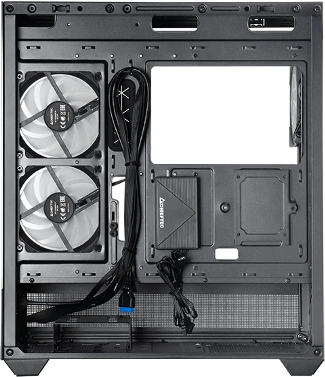 Chieftec Vista GT-01B-OP Midi Tower PC-behuizing - Zwart - afbeelding 6 van 6