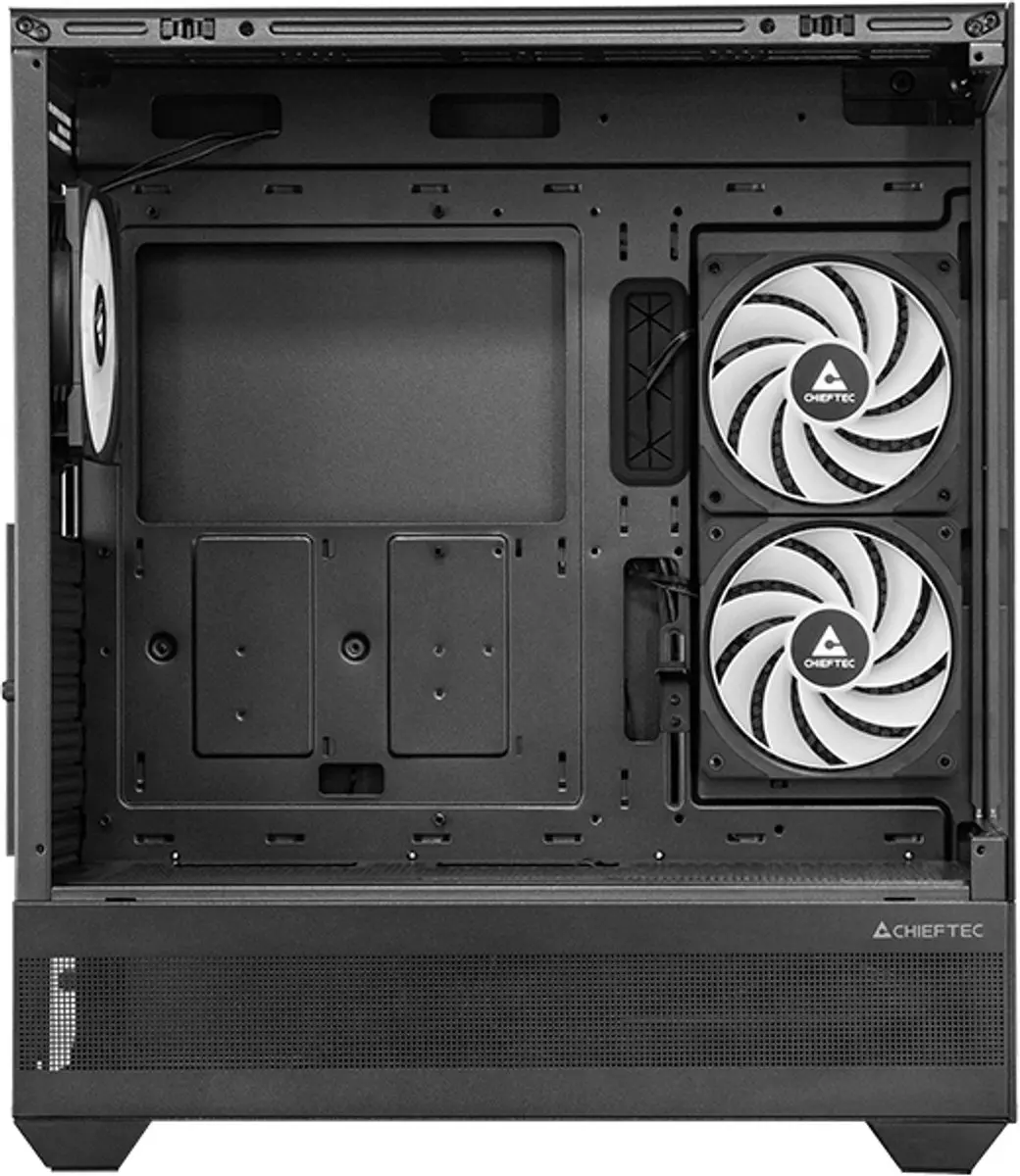 Chieftec Vista GT-01B-OP Midi Tower PC-behuizing - Zwart - afbeelding 5 van 6