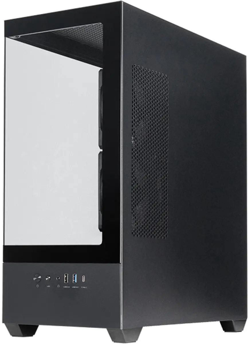 Chieftec Vista GT-01B-OP Midi Tower PC-behuizing - Zwart - afbeelding 4 van 6