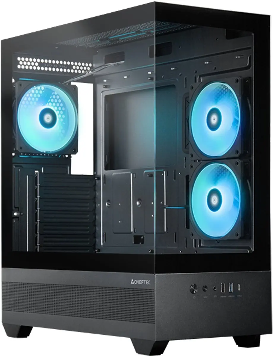 Chieftec Vista GT-01B-OP Midi Tower PC-behuizing