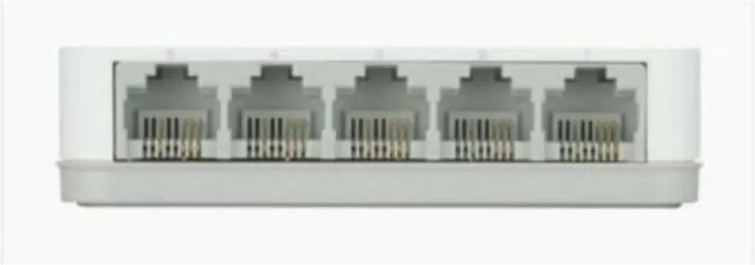 D-Link GO-SW-5E/E Netwerk-switch - 5 Poorten - Wit - afbeelding 2 van 6