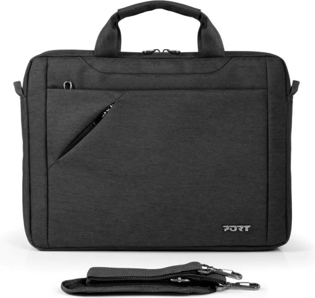 PORT Designs Sydney ECO Laptoptas 14 inch - Zwart - afbeelding 4 van 6