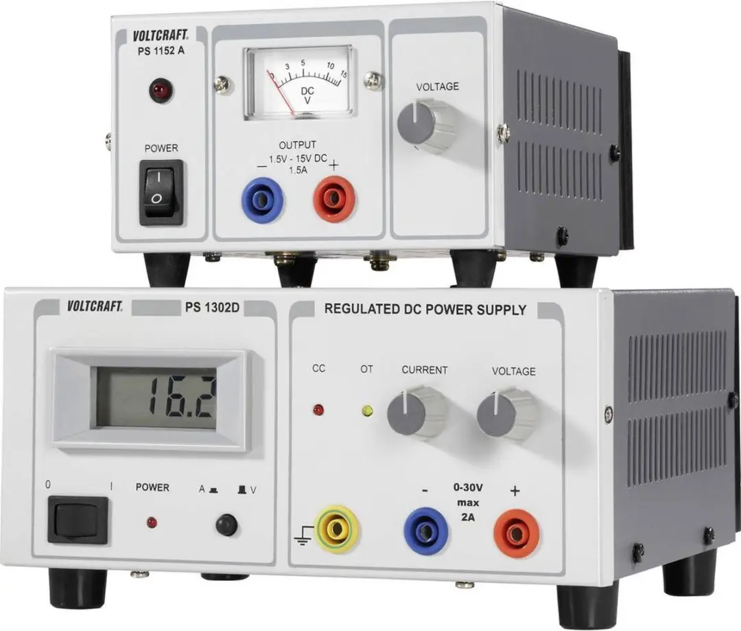 Voltcraft PS-1302 D Labvoeding - 0-30V - 0-2A - 60W - afbeelding 3 van 4