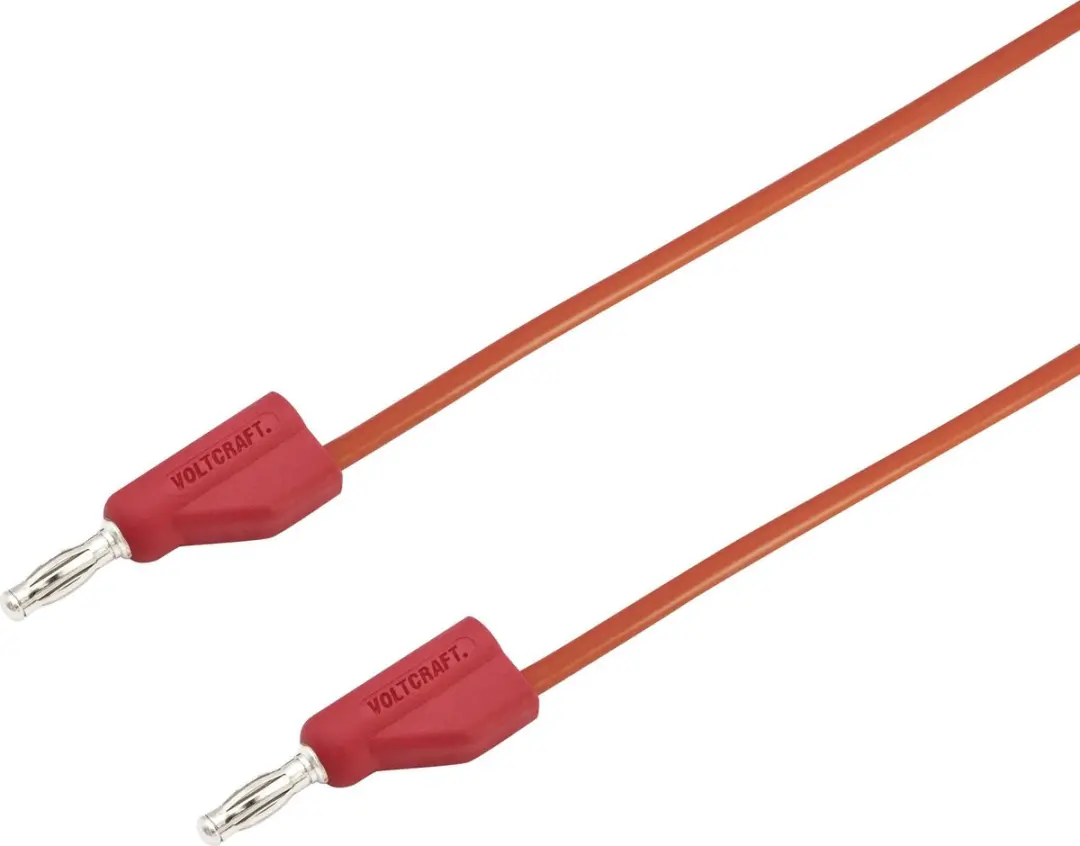 Voltcraft MSB-300 Meetsnoer Banaanstekker 4mm 1m Rood