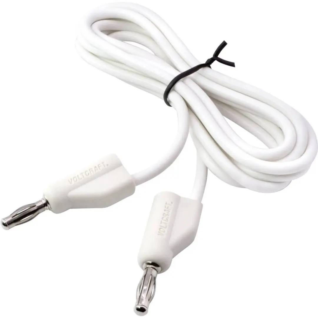 Voltcraft MSB-300 Meetsnoer 1.50m 4mm - Wit - afbeelding 2 van 4