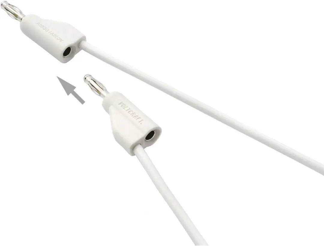 Voltcraft MSB-300 Meetsnoer 1.50m 4mm - Wit - afbeelding 4 van 4